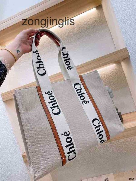 

cloe japanese bag designer evening bags handbag 2023 fashion woody tote single shoulder canvas niche design portable large tote women's