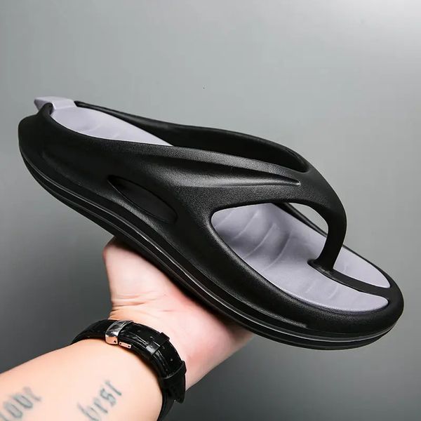 

slippers eva summer fashion flipflop black casual beach style solid color 230724