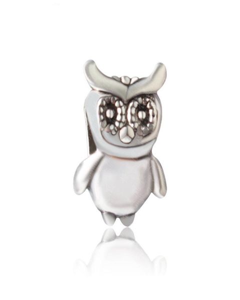 

protection night owl alloy charm for pandora bracelet chain or necklace fashion jewelry loose bead new arrival6362072, Bronze;silver