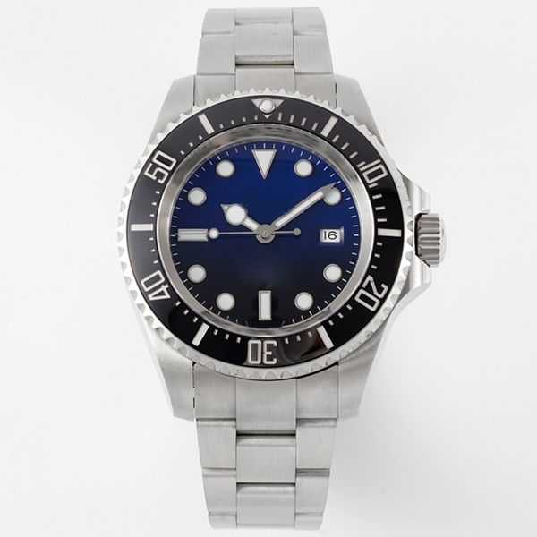 

Dhgate Luxury Men's Watch Sea Gradient Dial 44mm Silver Dweller Watch Sapphire 904L Stainless Steel Automatic Mechanical Waterproof Luminous Montre De Luxe Watch