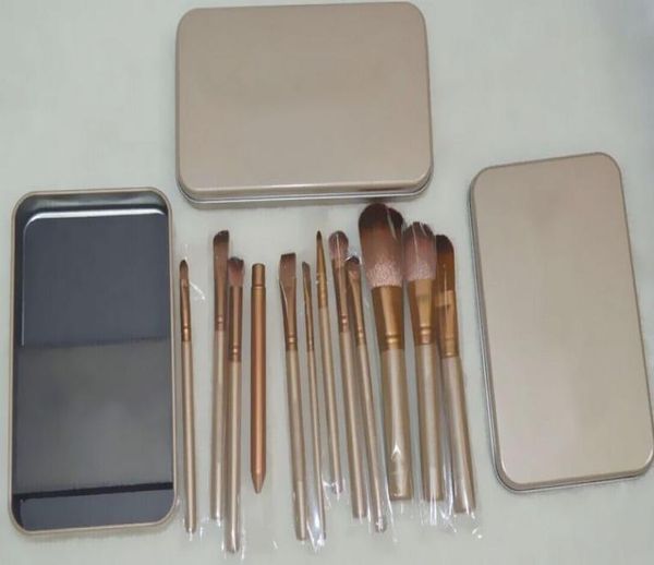 

epacket new makeup brushes no3 12 pieces brush with iron box4620516