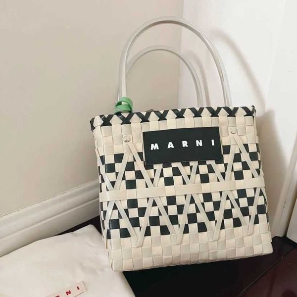 

luxuries designers bag marn weave straw fanny packs bag womens handbag shoulder tote bag purses crossbody edbw