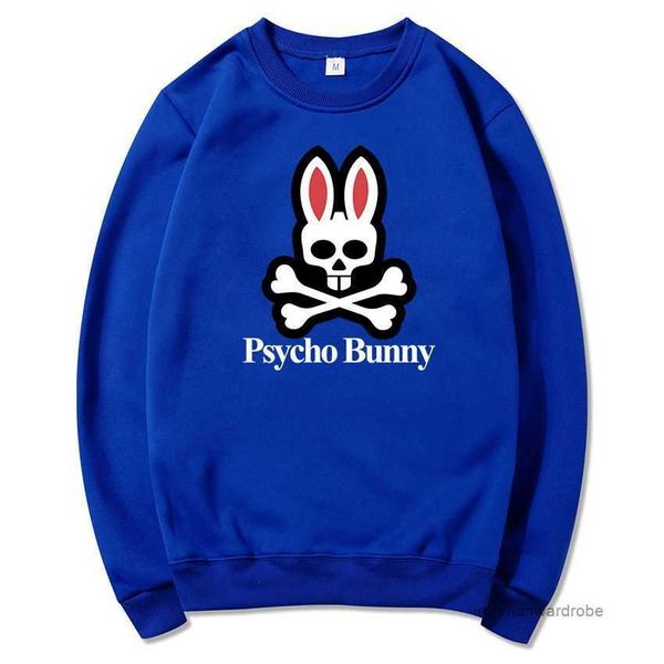

hoodie fashion technology fleece designer women's polo sweatshirt autumn winter casual psycho bunny street jacket men's b35g, Black