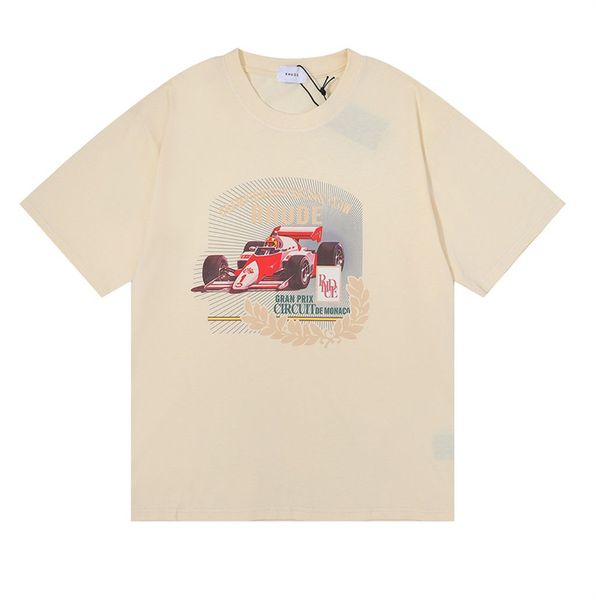 

2023 summer new short-sleeved t-shirt, heavy industry design with high-end fabric letter elements, the fashion index of the style. fabric em, White;black