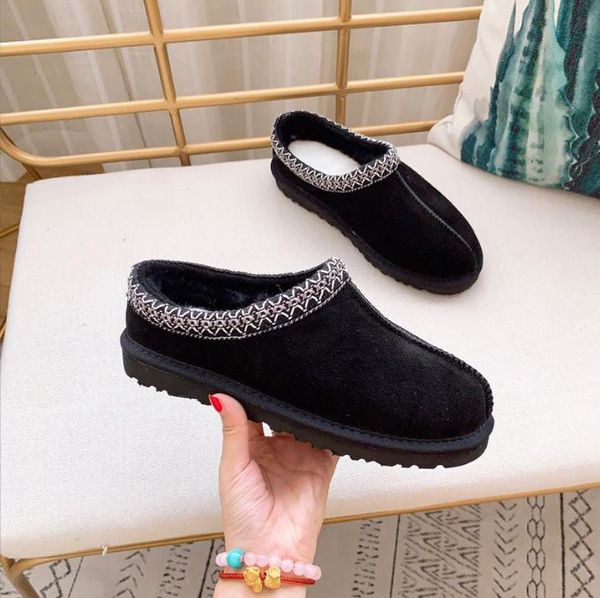 

ultra mini boot platform australia snow boots designer woman thick sole real leather fluffy mules warm winter booties chestnut, Black