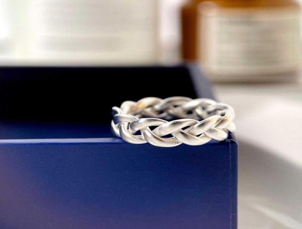 

s925 silver charm punk band ring hollow design for women wedding jewelry gift in two colors plated luxury quality ps881520186881171695