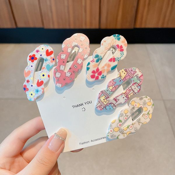 

fashion blogger designer jewelry cute broken flower bb clip ins net red hair clip female broken hair side accessories barrettes hair wholesa, Golden;silver