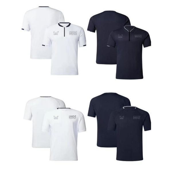 

f1 racing polo shirt summer team short sleeve body shirt same style customized