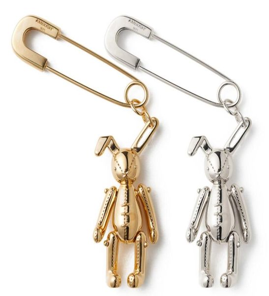 

ambush 925 pin rabbit earrings fashion goddess jewelry birthday gift7698152, Golden;silver