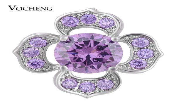 

noosa cz stone snap jewelry copper material 4 colors 18mm flower button vn14039525811