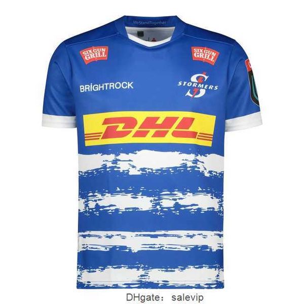

2023 stormers home rugby jersey shirt 2023/24 stormers rugby home rugby training jersey size s---5xl, White;black