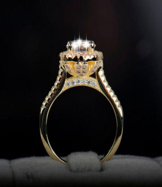 

victoria wieck new brand jewelry 925 sterling silver white sapphire 7mm round cut women wedding engagement band gold rings women s9565969