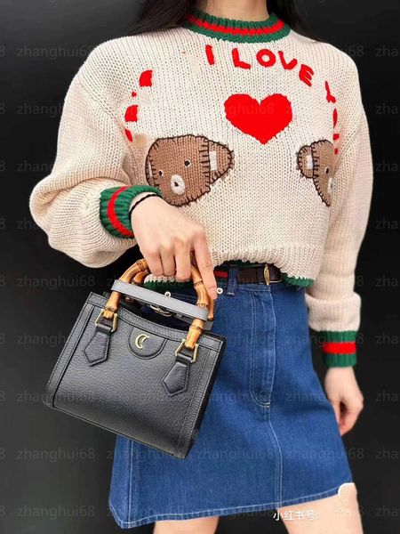 

23ss women sweater womens designer clothing stylish knit color pullover sweater womens clothing, White;black