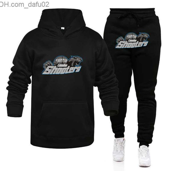 

men's tracksuits men's tracksuits autumn trapstar tracksuit shooters printed men winter hoodie set women oversized brand sports su, Gray