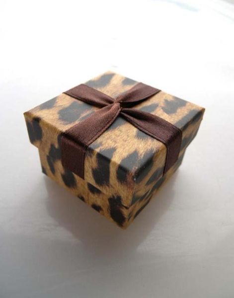 

simple sevenlovers ring boxleopard printing pedant box fashion necklace package special jewelry casetrend earring box with r5283058, Black;white
