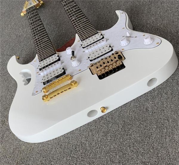

new styleelectric guitar 126 strings double neck white guitarreal pos electric guitarra9815931