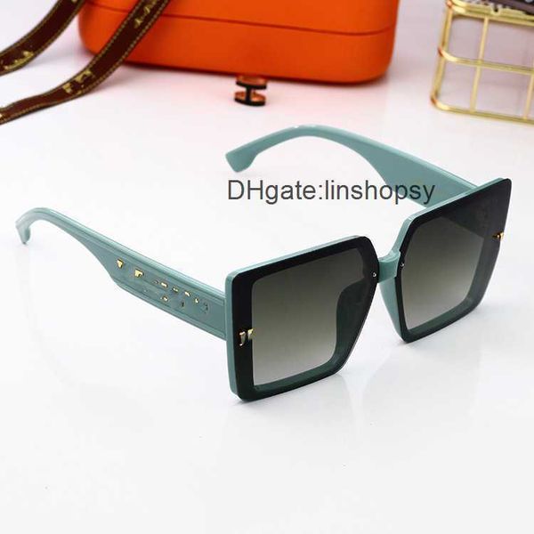 

women's advanced sense ins net red tiktok same fashion large frame thin korean h-letter sunglasses, White;black