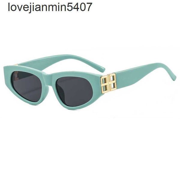 

2023 fashion design sunglasses %80 factory wholesale and retail new sunglass women's b family glass beach elaine beauty, White;black