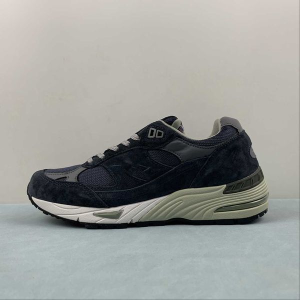 

men women basketball shoes nb 991 nv leather navy blue for men sports sneakers available with og box