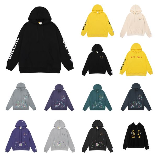 

supply designer pullover hooded galleriesy designer depts men's hoodies men women hoodie sweatshirt jogging tracksuit, Black