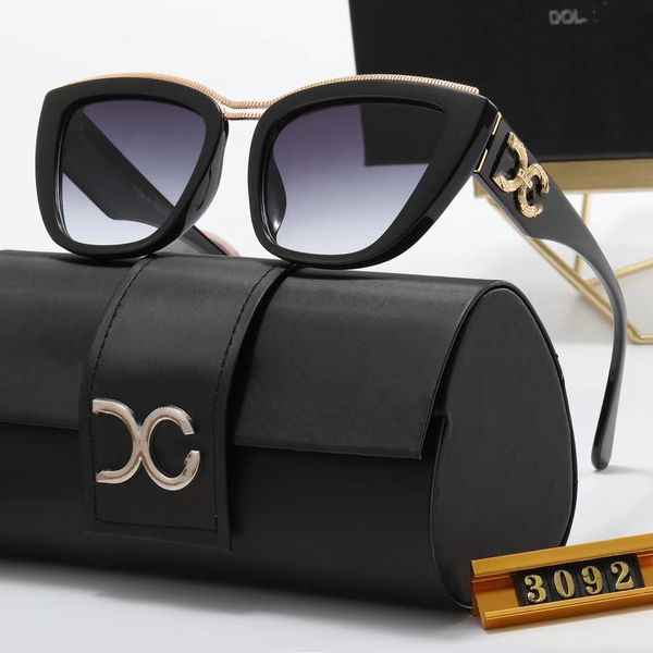 

designer sunglasses for women and men fashion model special uv400 protection letters big leg double beam frame outdoor luxury design women s, White;black