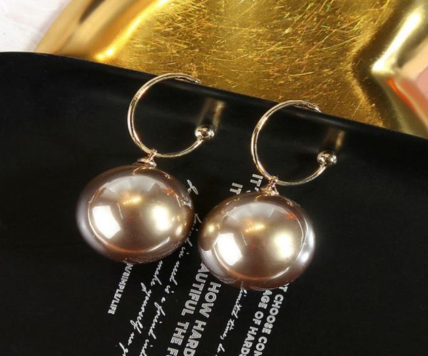 

pearl earrings temperament wild personality earrings thin slim pendant simple exaggerated earrings9843494, Silver