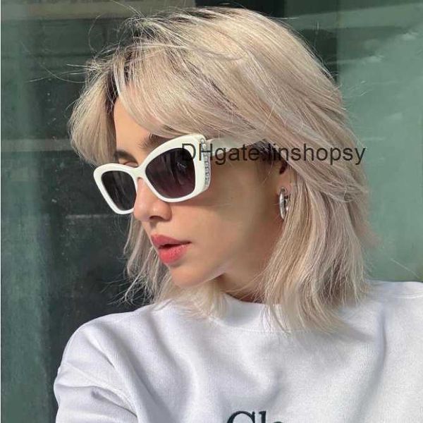 

brand new women cat eye sunglasses 5481-h c.1255/s6 pearl frame designer sunglasses eyeglass woman men glasses womens sun glass uv400 with b, White;black