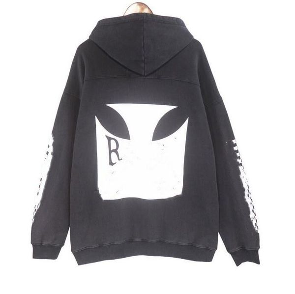 

30% off~ men's hoodies sweatshirts 2023men's rhudes hoodies monogrammed washcloth embroidered american high street blouse for men, Black