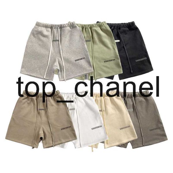 

2023 mens womens ess shorts clothing apparel cotton sports fashion short designer street style tide knee length shorts essentials, White;black