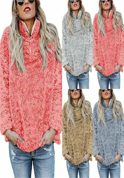 

women's hoodies & sweatshirts warmer fffy bear pullover womens fleece jumper ladies winter teddywomen's9871917, Black