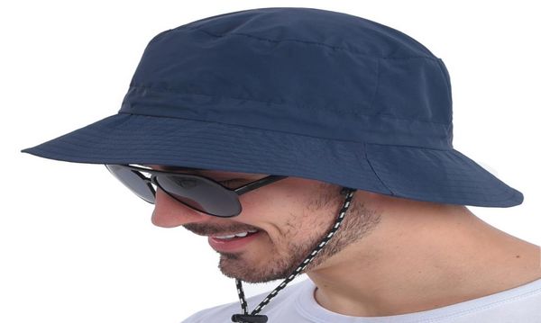 

feicui summer outdoor bucket hat for men quick dry packable boonie hat uv protection sun hat fashing camping hiking hats3007907, Black;white