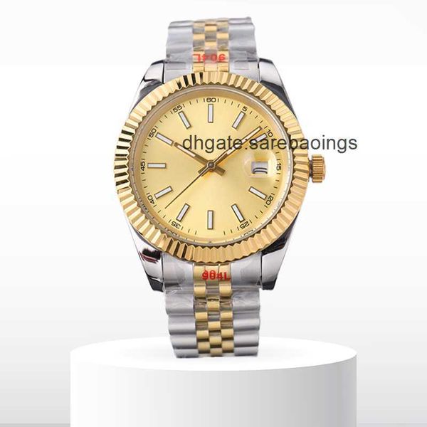 

mens womens aaa watch movement designer watches montre 28 31mm quartz 36 41mm mechanical folding buckle waterproof with box montre de luxe d, Slivery;golden