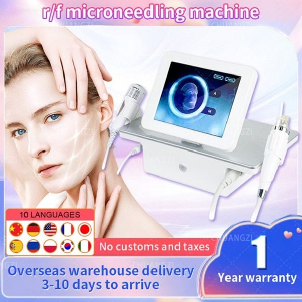 

automatic microneedle gold rf 2 in 1 fractional rf microneedle beauty machine for stretch mark scar removal