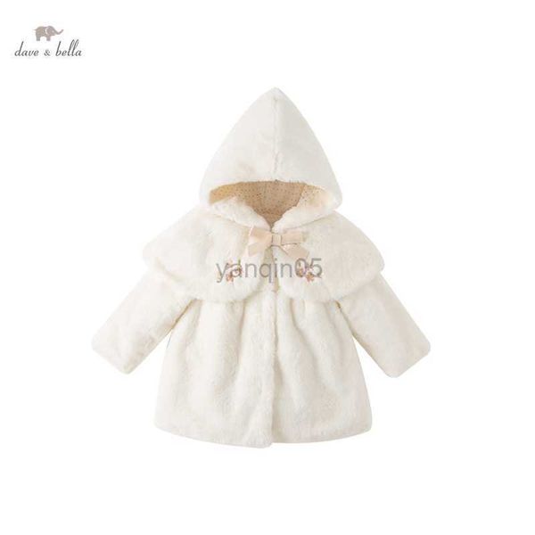 

down coat dave bella winter children's clothing girls padded jacket fashion kids warm outerwear db4224577 hkd230725, Blue;gray