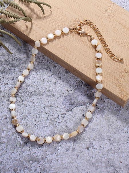 

women's accessories cultured pearl beaded necklace, Silver