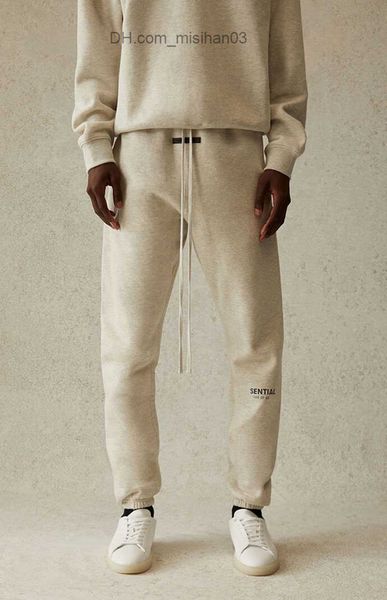 

men's pants 21ss autumn winter usa 3m reflective fleece pants trousers casual drawstring sweatpants men women jogger z230727, Black