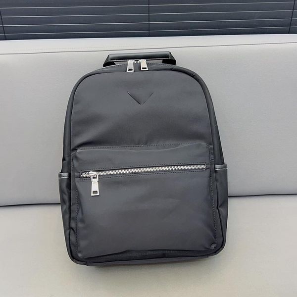 

designer backpack bag men nylon backpack man luxury crossbody shoulder bags classic handbags black back pack triangle knapsack quality multi
