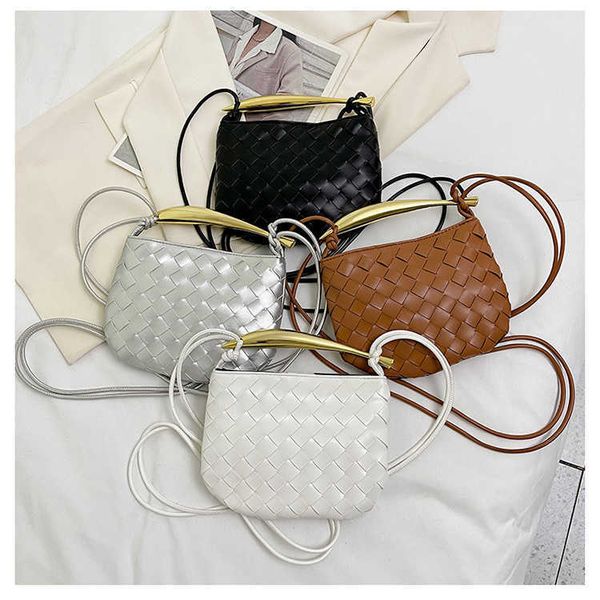 

designer bag fashionable splicing woven handbag shoulder bag fashionable crossbody bag daily bag venetas bag nk6t