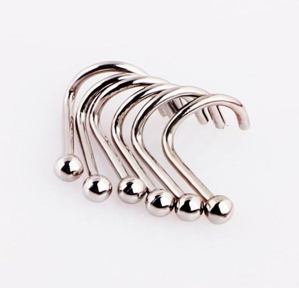

sprial nose rings stainless steel labret eyebrow stud body jewelry 100pcslot nose piercing1757573, Silver