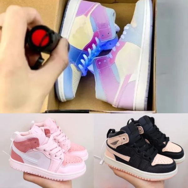 

kids shoes 1s boys basketball jumpman 1 shoe children black mid high sneaker chicago designer scotts blue trainers baby kid youth toddler i