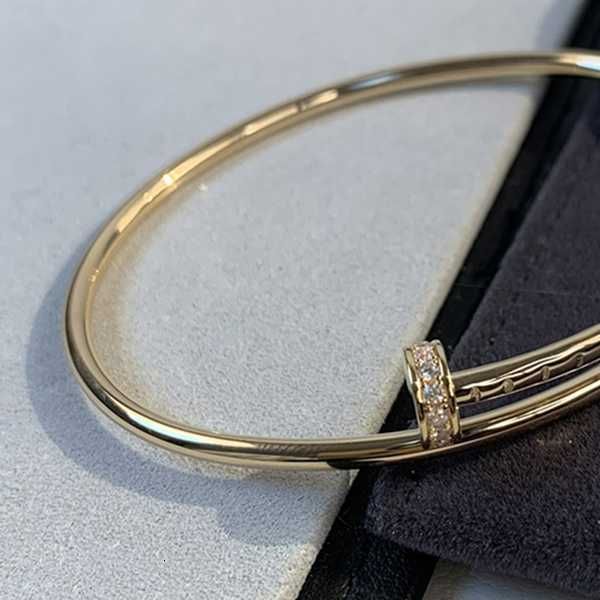 

thin nail bangle fine nails sterling silver hollow elastic bracelet gold plated 18k diamond for woman designer official reproductions exquis, Black