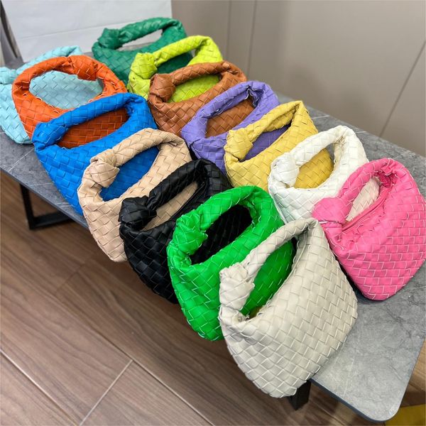 

jodie bag cassette clutch bag brick candy bag designer weave bag shoulder crossbody bag real leather 5a quality size 25-17cm