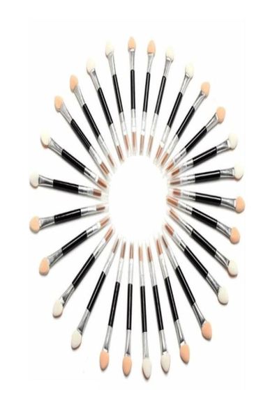 

1000pcs lot disposable sponge stick eye shadow applicator cosmetic makeup tools doublehead eyeshadow brush lip brushes5511774