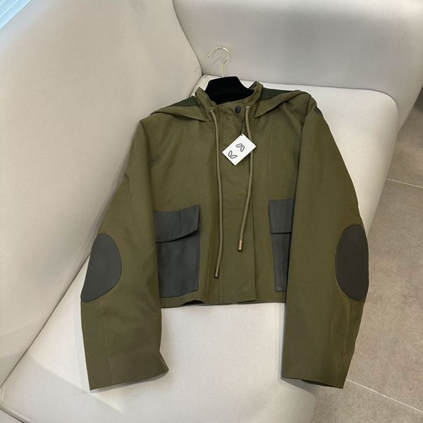 

23aw women jacket short trench parkas down coat fashion short jacke designers style slim corset thick outfit windbreaker pocket lady warm co, Black
