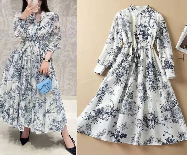 

spring catwalks with printed longsleeve shirt dress4567328, Black