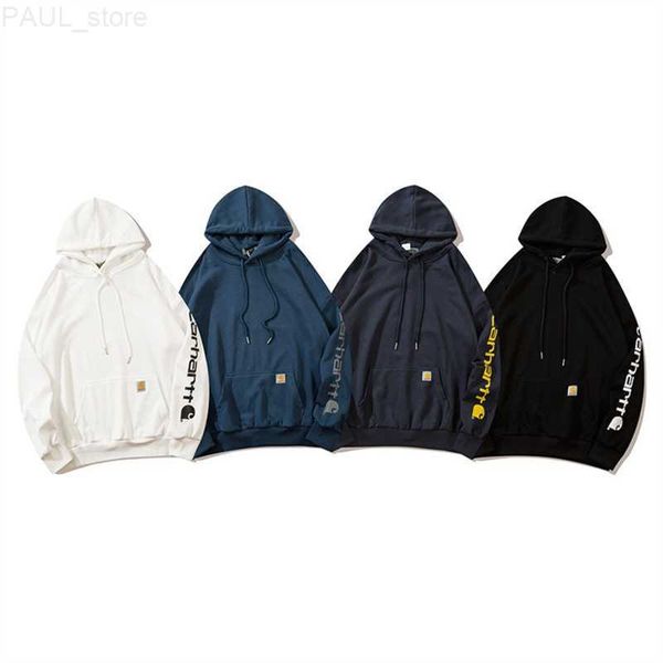 

men's sweatshirts men women hoodies causal letter printed color hooded sweater hip hop sweatshirt streetwear jackets spring autumn wint, Black