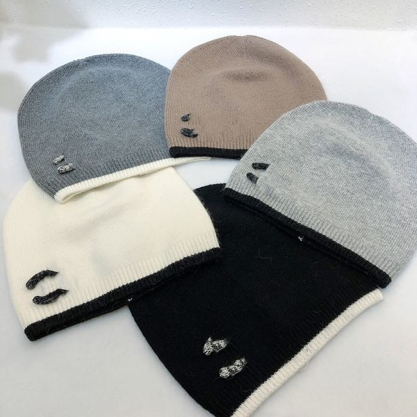 

fashion designer beanie knitted hat classical sports skull caps for women men autume winter hats casual high-quality outdoor, Blue;gray