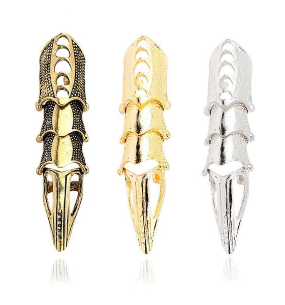 

knuckle nail bendable single finger long and ring accessories7568070, Silver