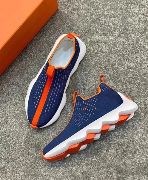 

luxury men sneaker shoes lightweight graphic design trendy eclair comfortable knit rubber sole runner outdoors technical canvas casual sport, Black