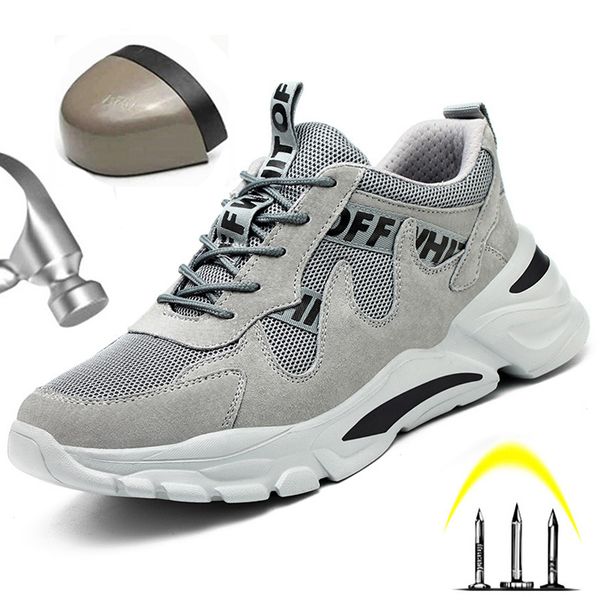 

dress shoes construction indestructible men steel toe cap work safety boots antipuncture 230725, Black